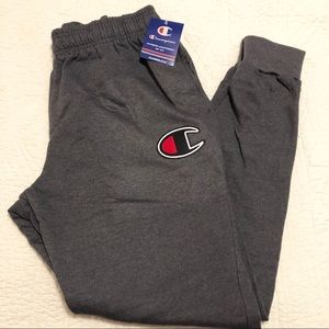 [NEW] Men’s Champion Grey Fleece Jogger